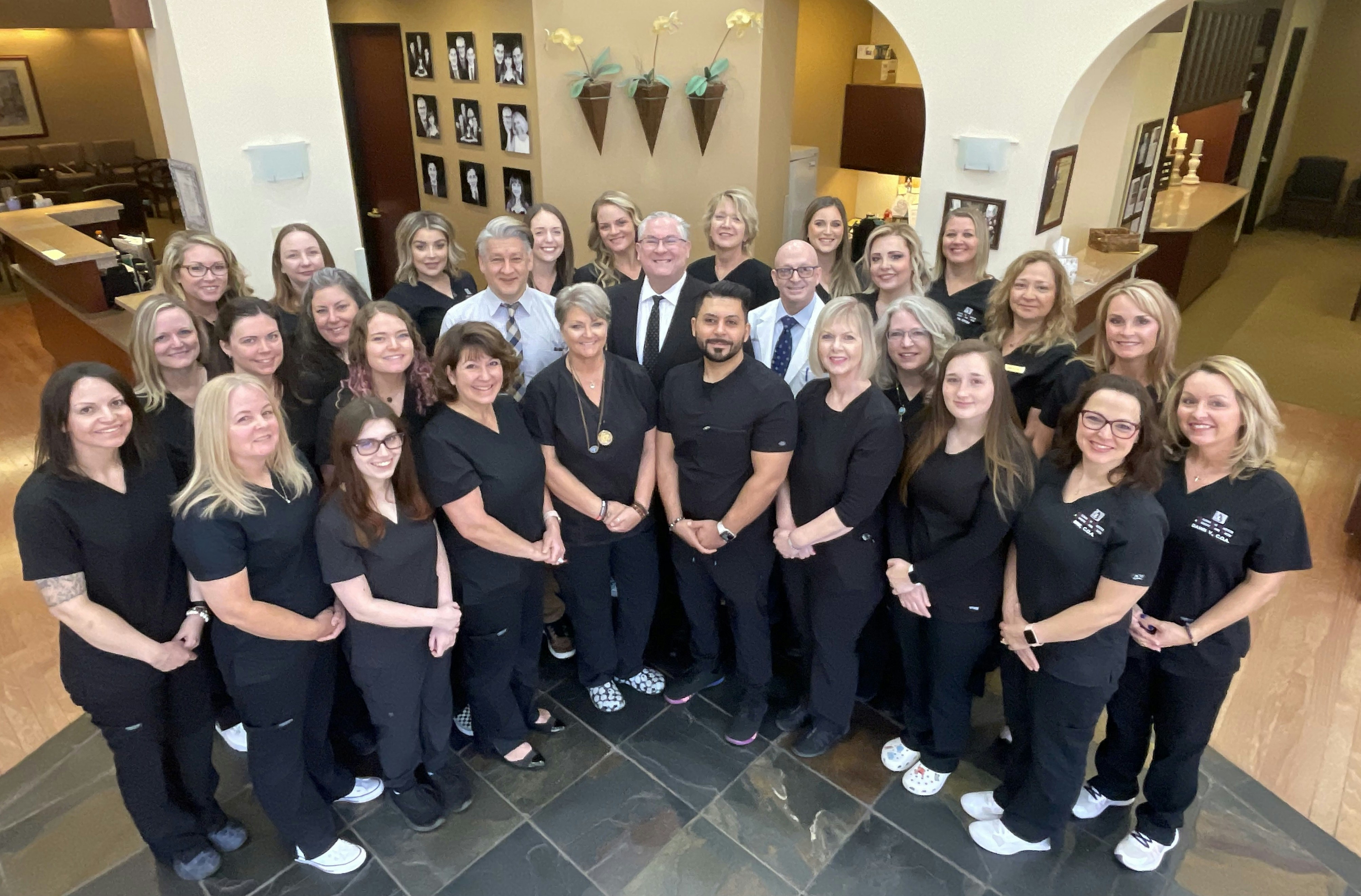 The doctors and staff