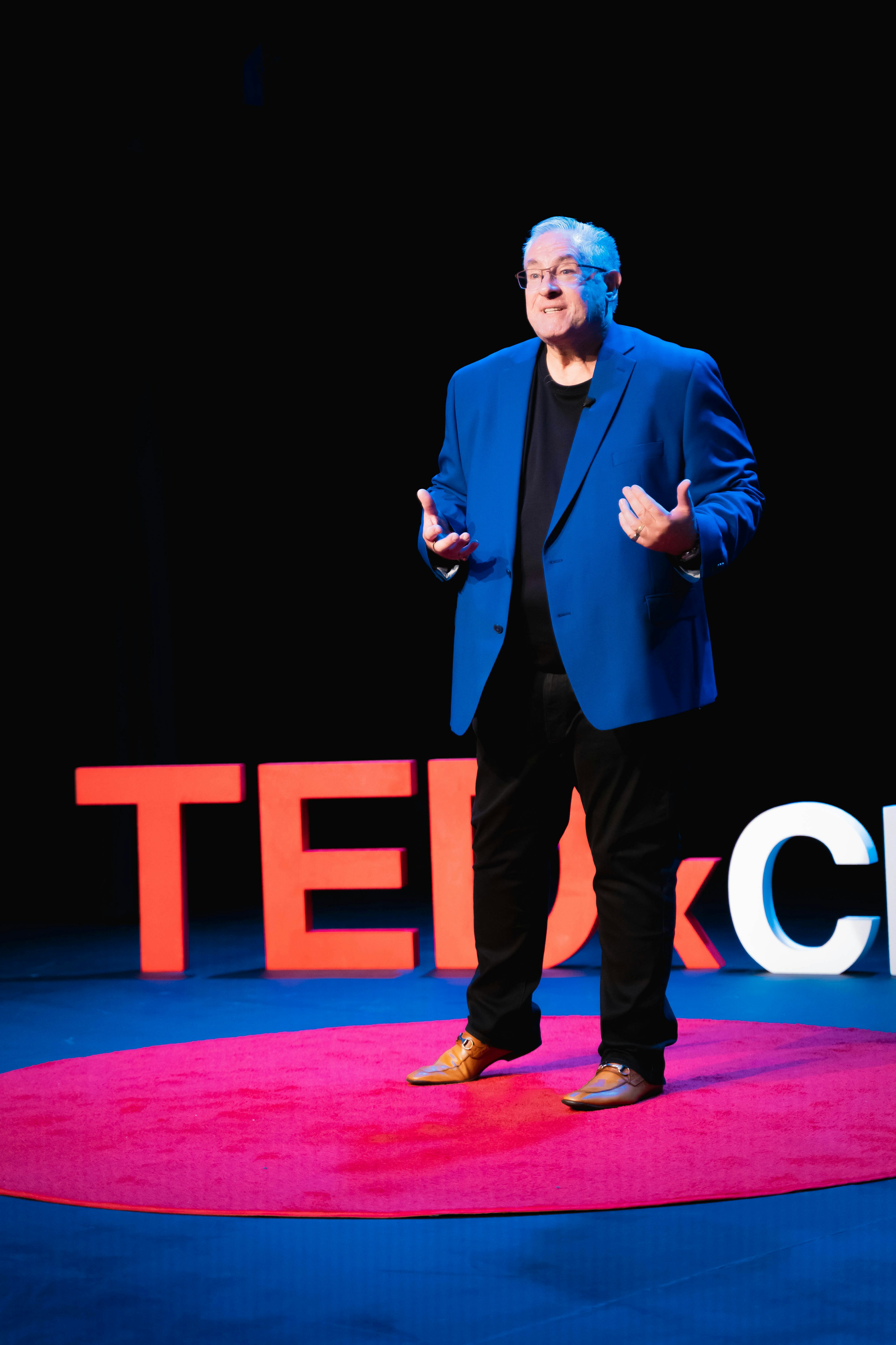 Emilio M. Justo, MD at the TEDxCherryCreekHS event