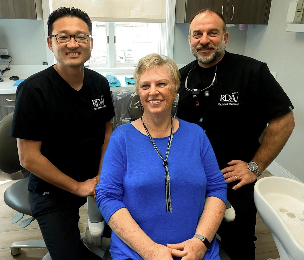 Drs. Samani and Joung with Joyce