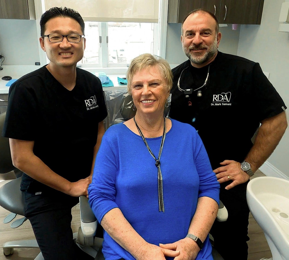 Drs. Samani and Joung with Joyce