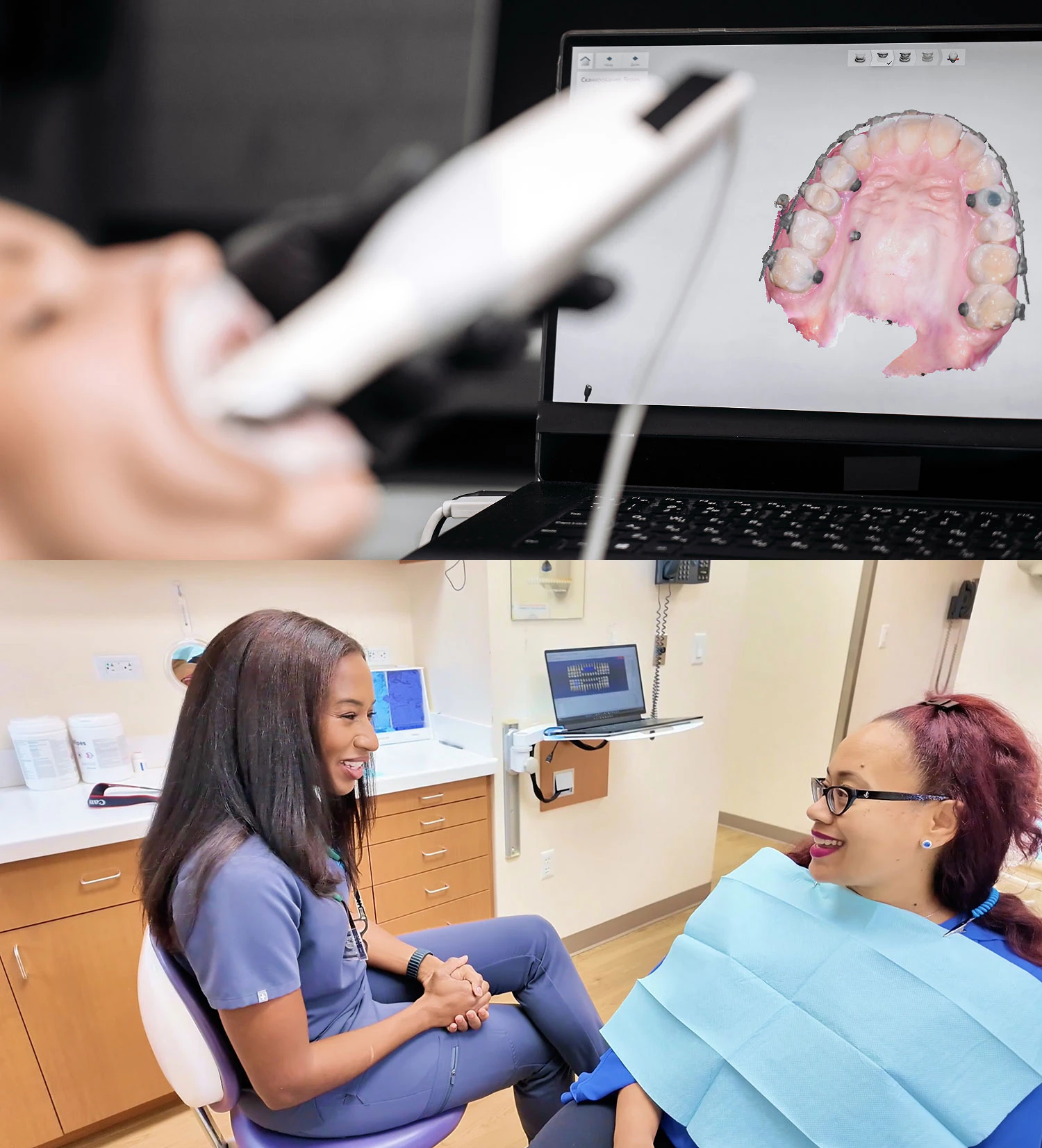 Team working with patients at Brooklyn Heights Dental