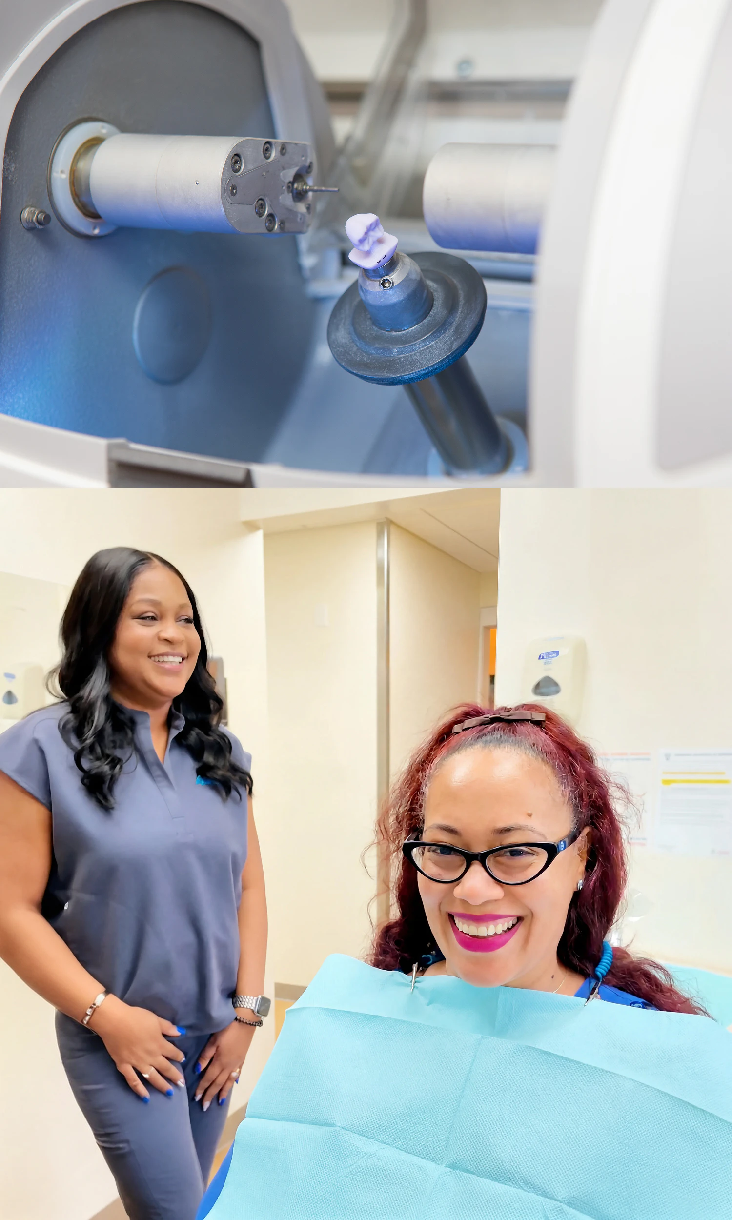 Technology at Brooklyn Heights Dental and Team w/ Patient