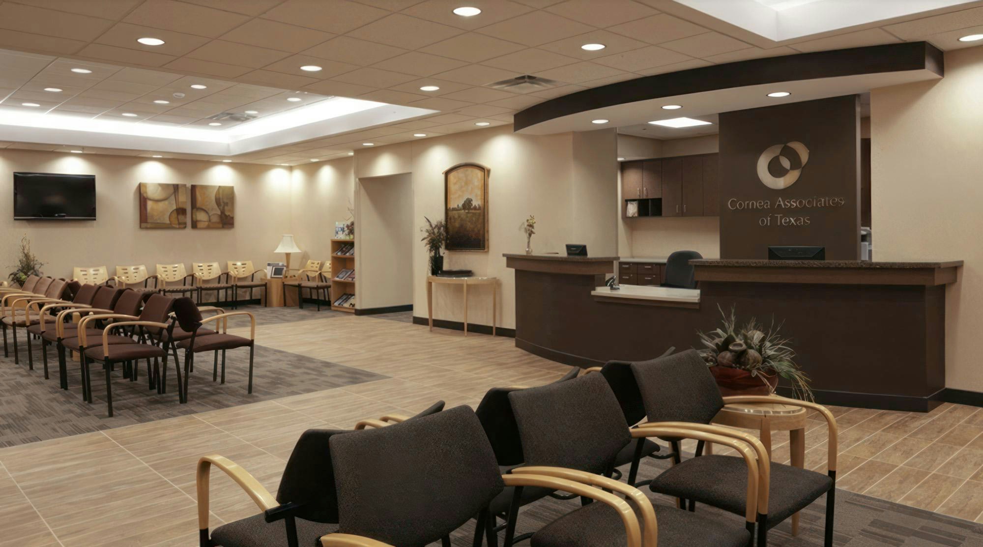 Cornea Associates of Texas welcome room