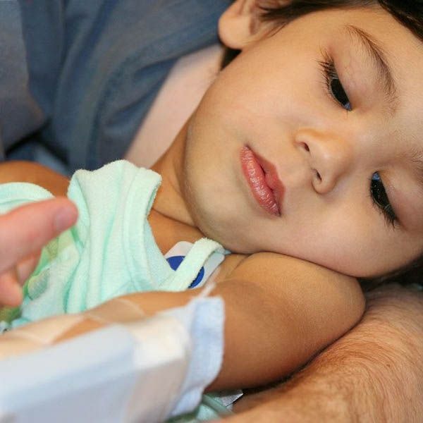 A child with cerebral palsy