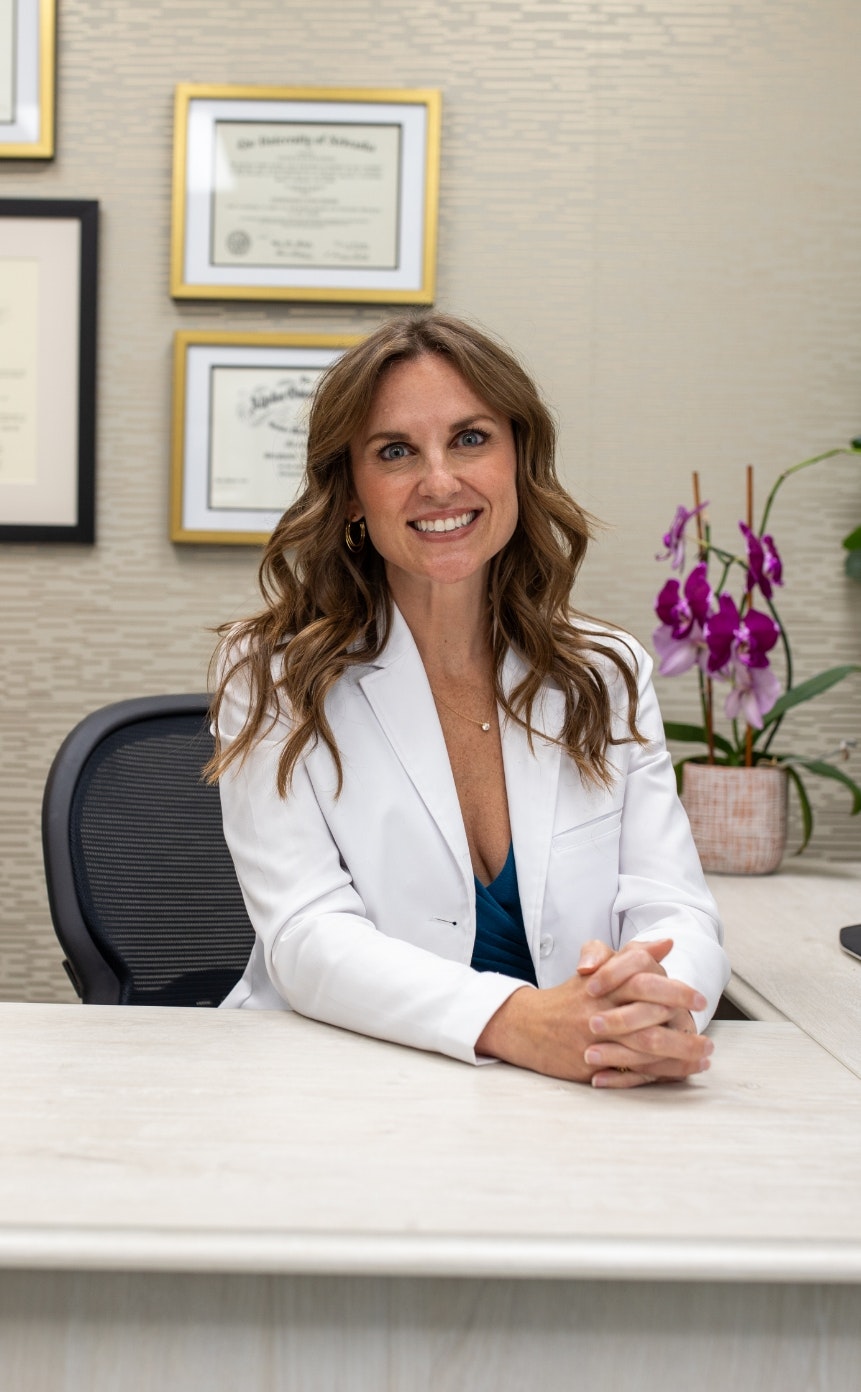 Dr Stephanie Gustin Portrait with Doctor's Coat