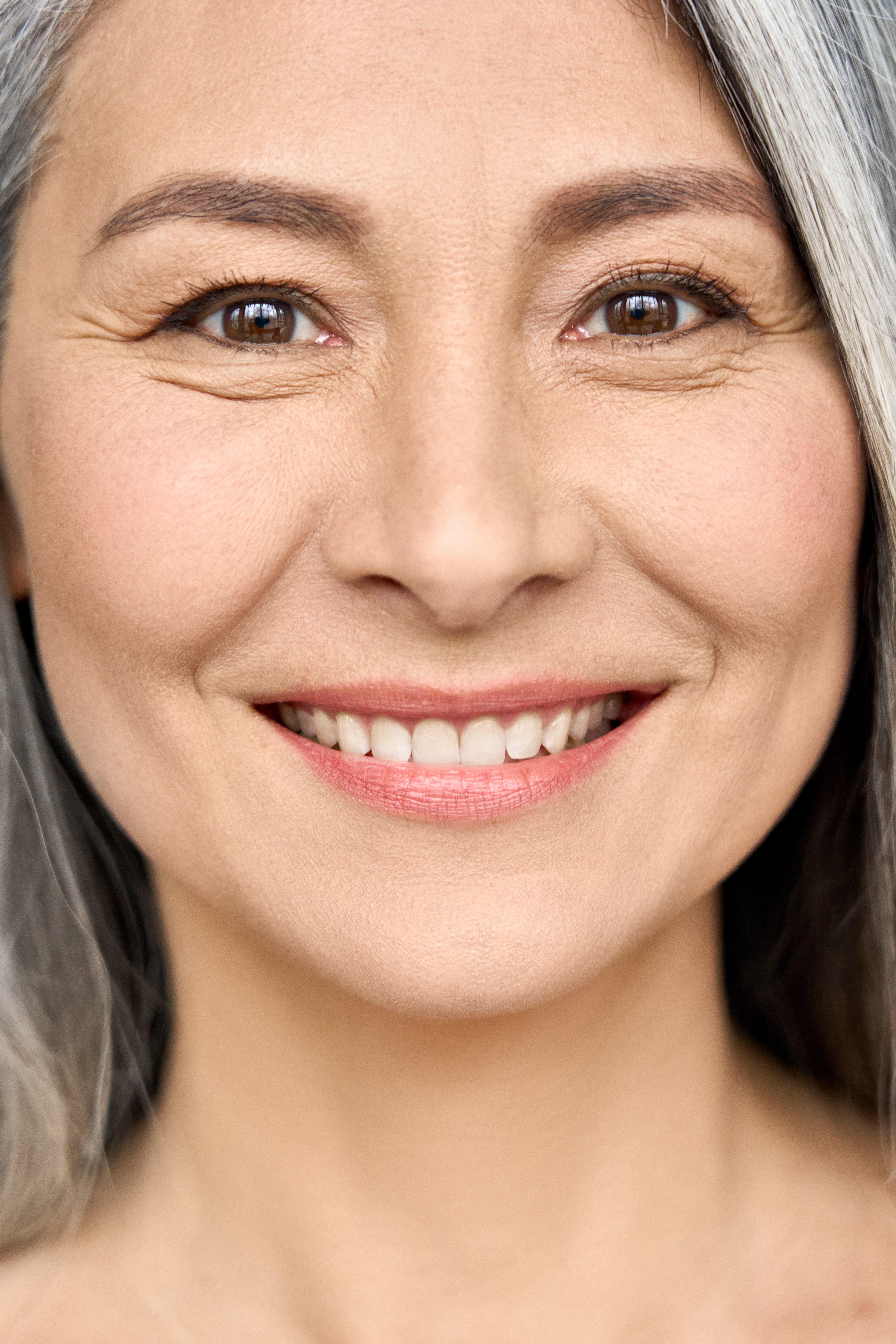 Smiling mature woman
