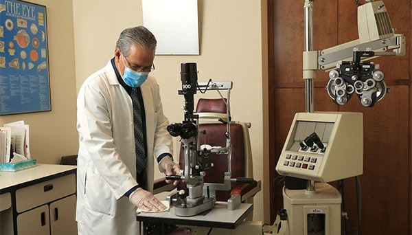 Dr. Del Piero in lab
