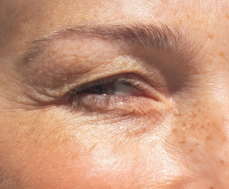 close-up of eye