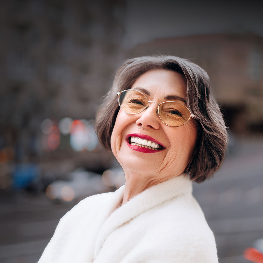 woman with smile makeover