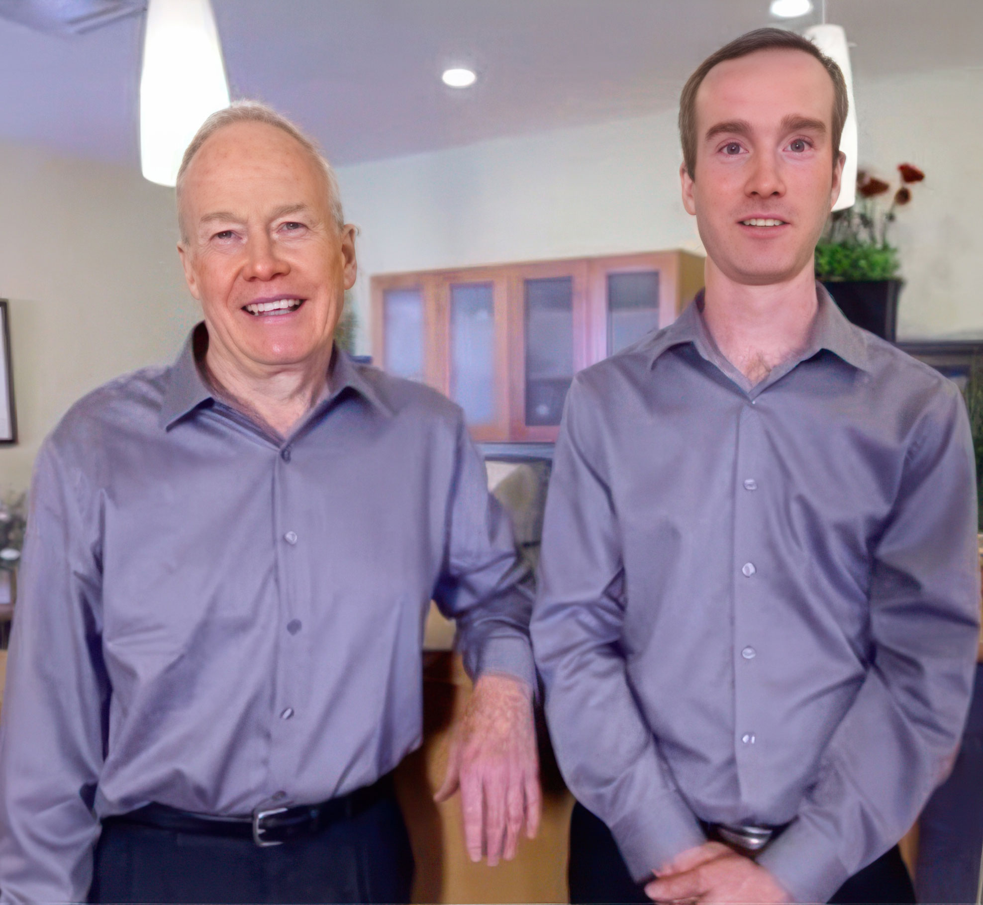 Dr. Charles and Patrick Casey