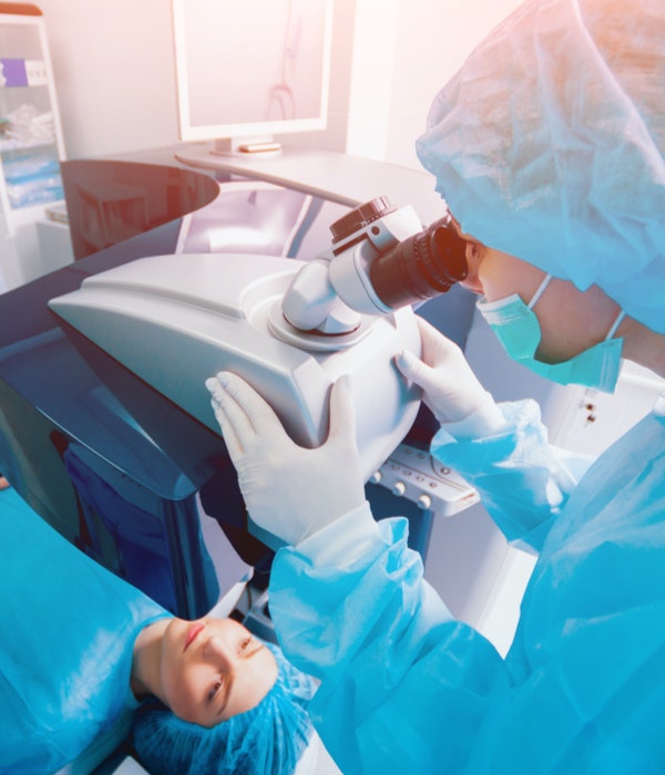 Patient being prepared for surgery