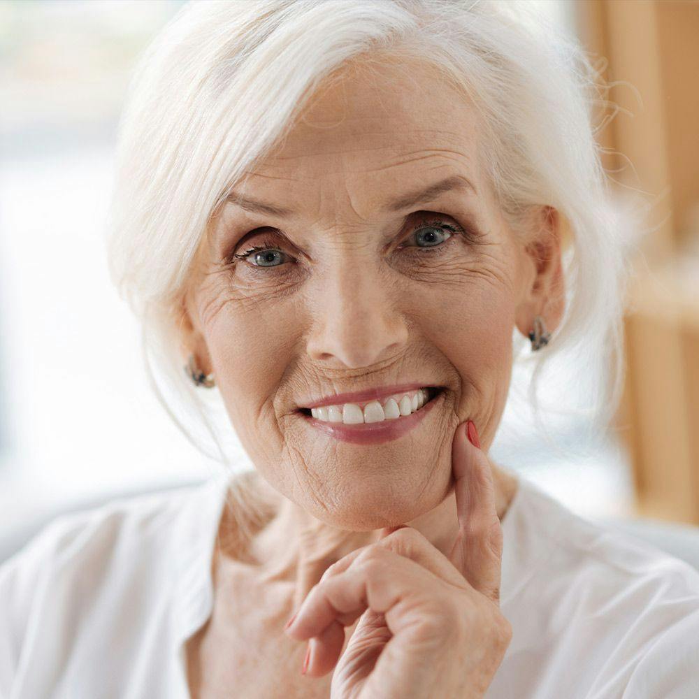 Smiling senior woman