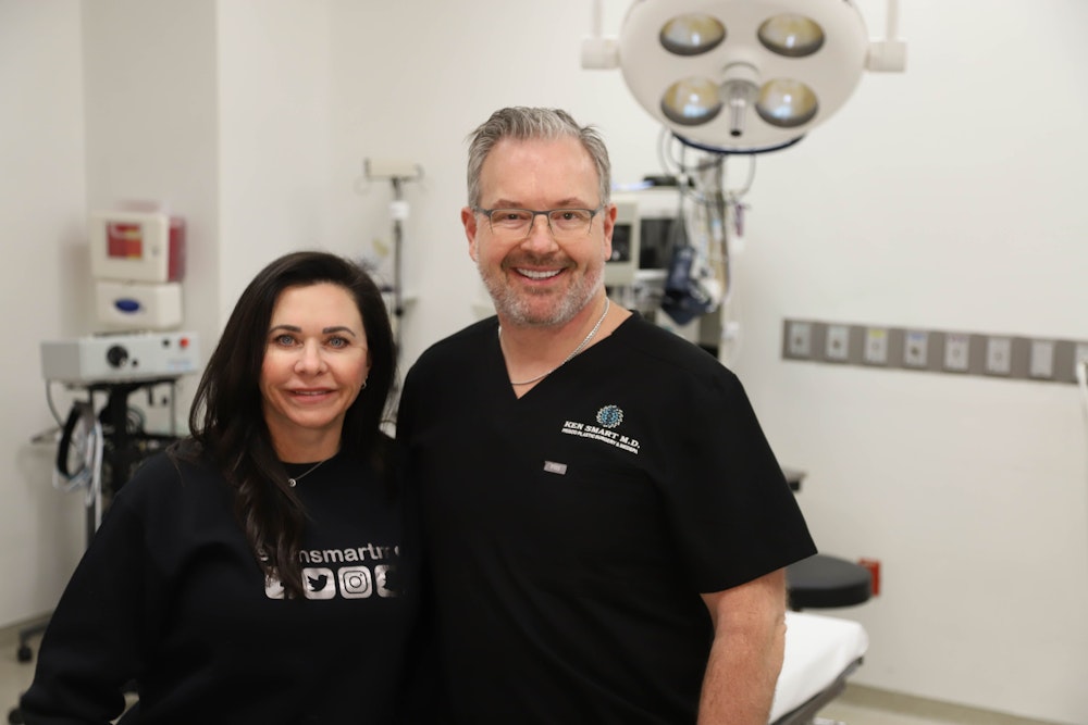 Dr. Smart and woman in sugrical suite