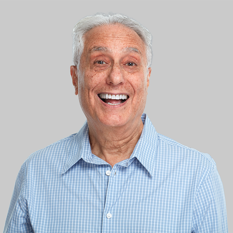 Smiling man after Restorative Dentistry