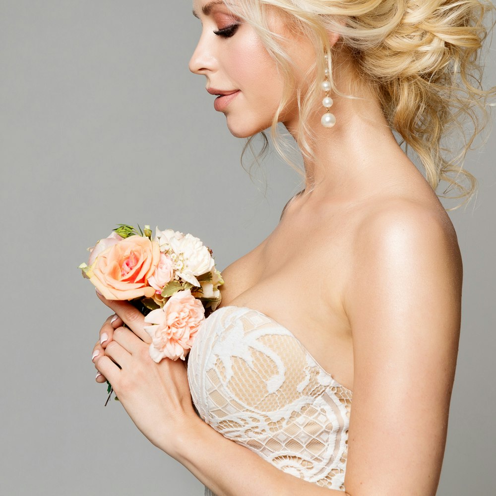 woman in wedding dress