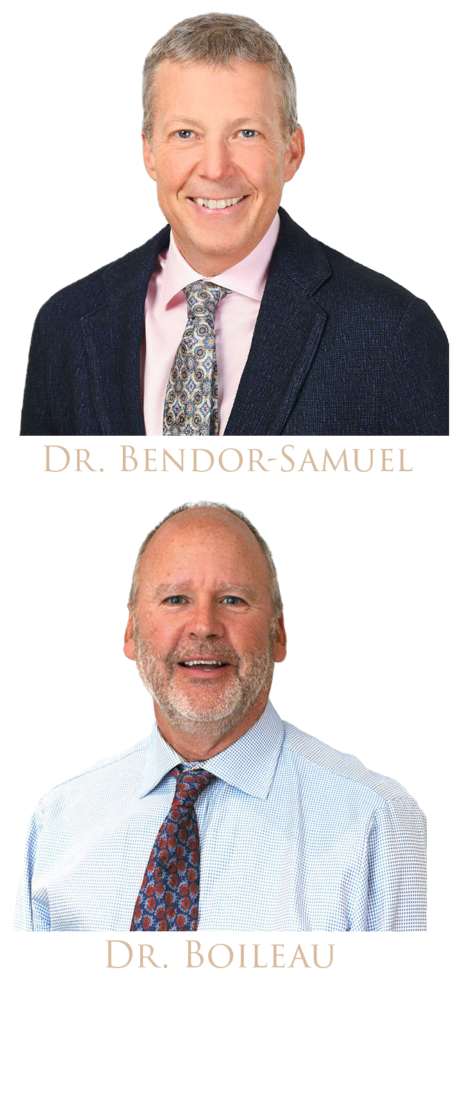 Drs. Bendor-Samuel and Boileau