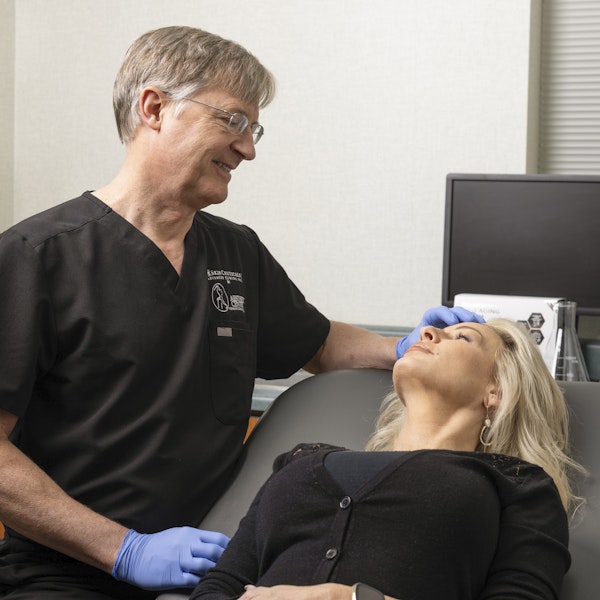 Dr. Graham and patient