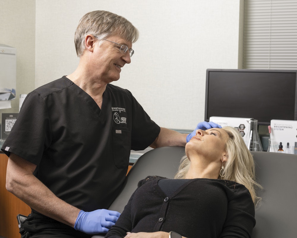 Dr. Browne and a Greenville-area patient