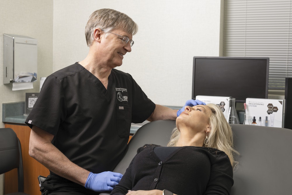 Dr. Sutton Graham with real patient