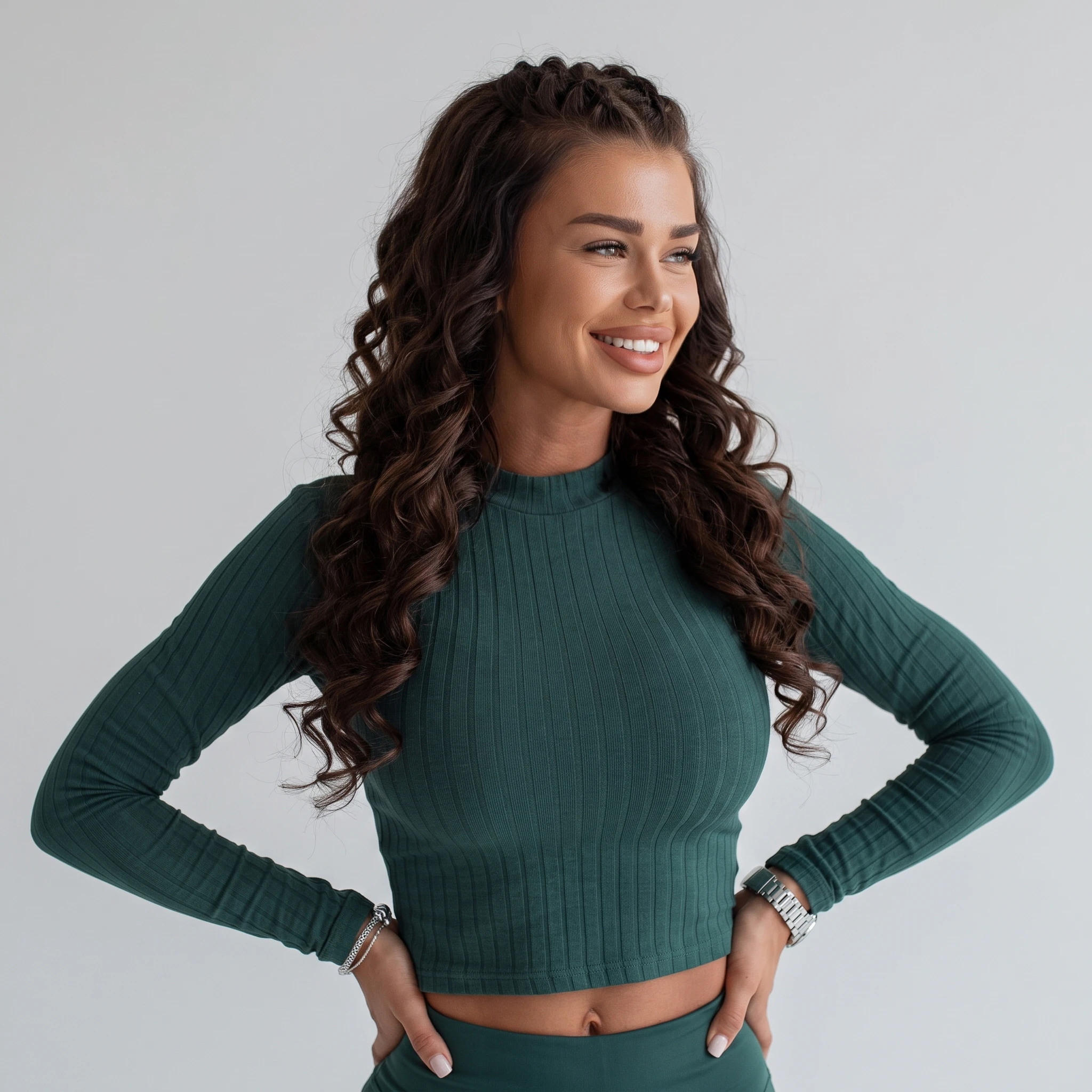 Young woman smiling