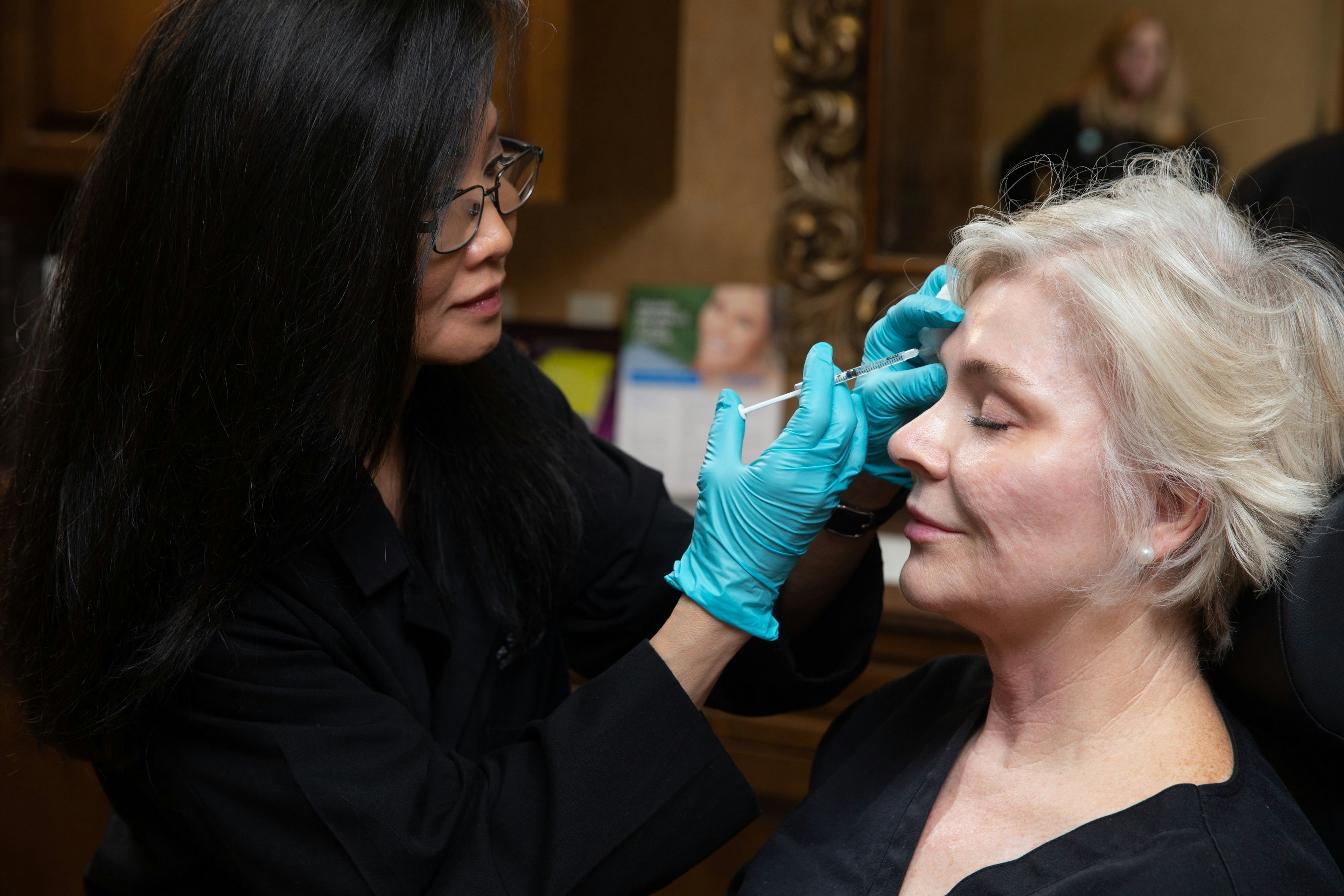 Dr. Yee with Patient