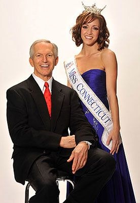 Dr. Balloch with Miss Connecticut