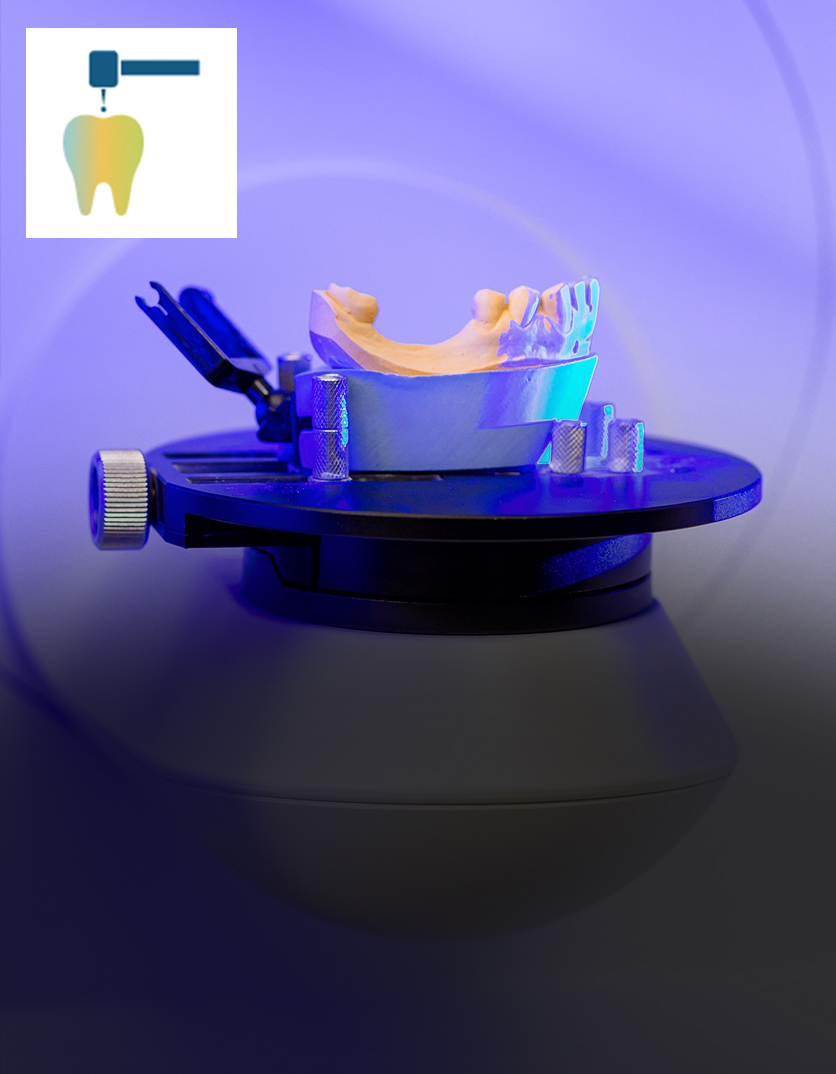 dental restorations being crafted