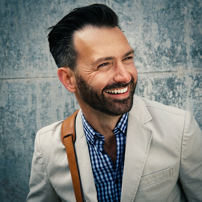 smiling man