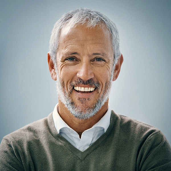 smiling senior man