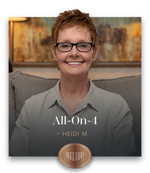 Dr. Jason Collier's patient after a smile makeover