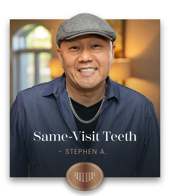 Dr. Jason Collier's patient after a smile makeover