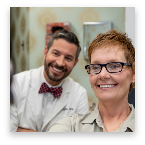 Dr. Collier with an All-on-4 patient