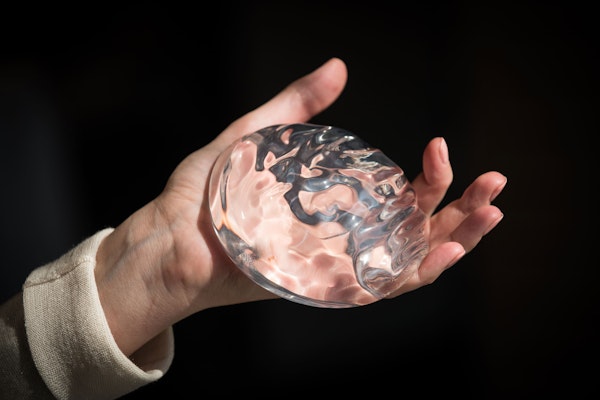 a saline breast implant