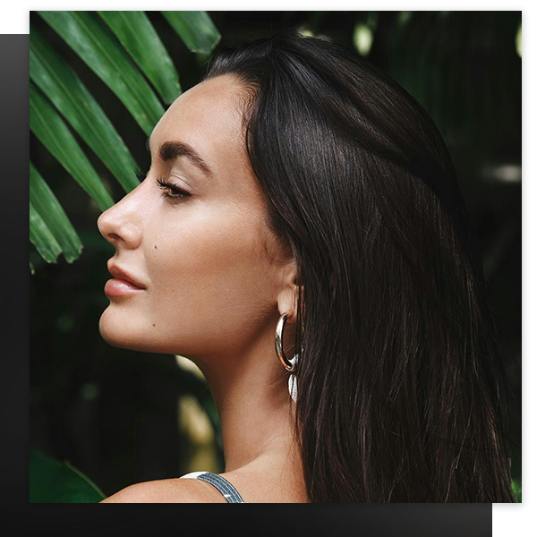 woman with beautiful nose