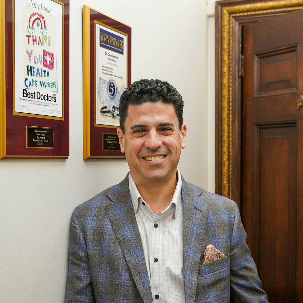 Dr. Lerman in suit jacket