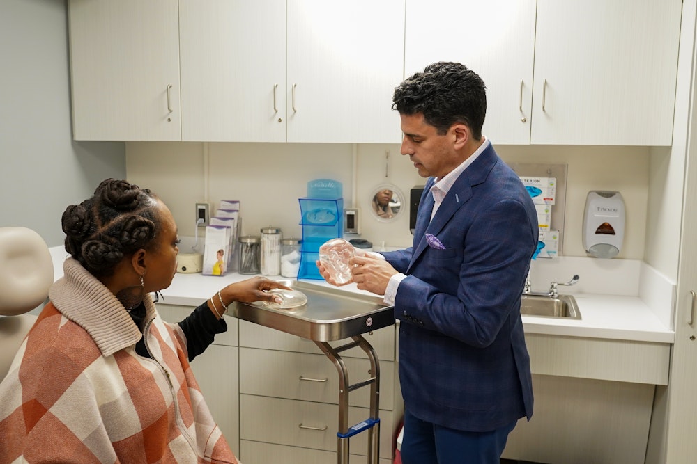 Camera being shown implants