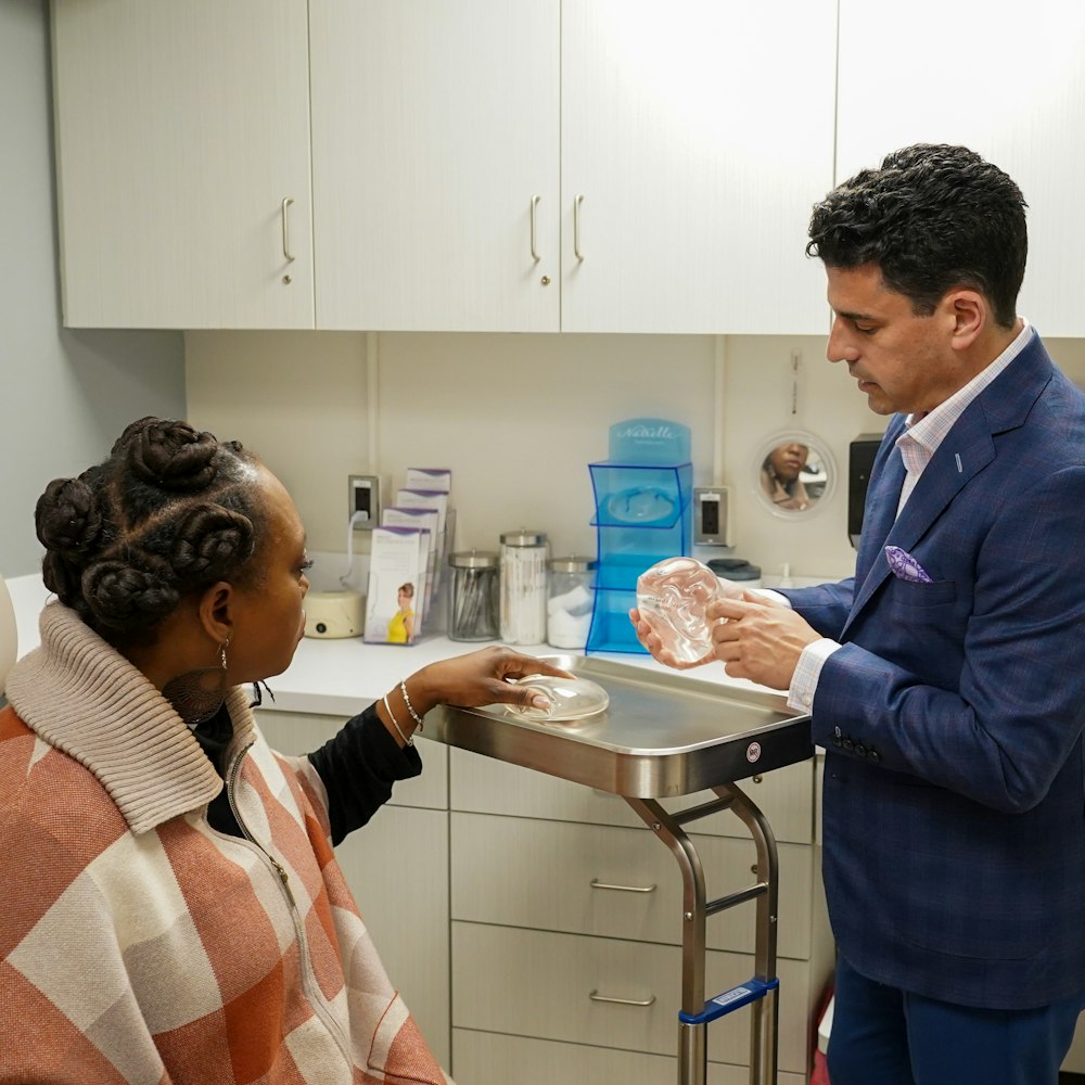 Camera being shown implants