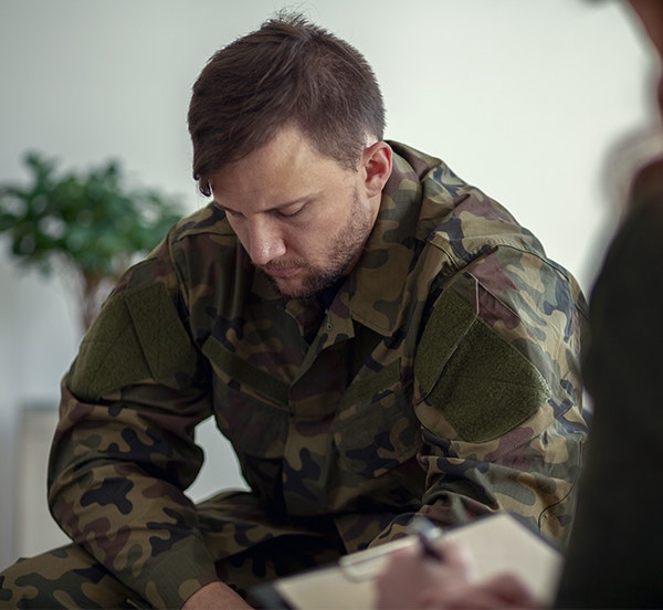 Worried service member in need of a domestic violence lawyer