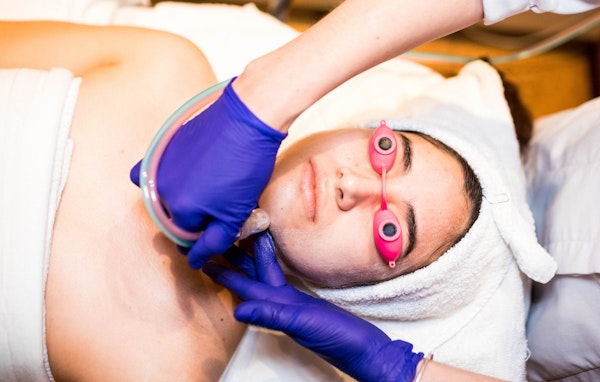 Microdermabrasion patient