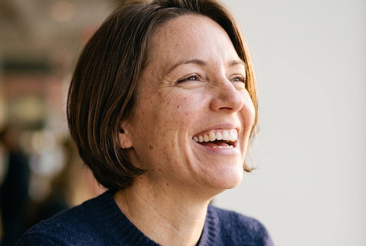 smiling woman
