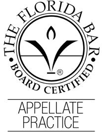 The Florida Bar Board Certified badge for Appellate Practice