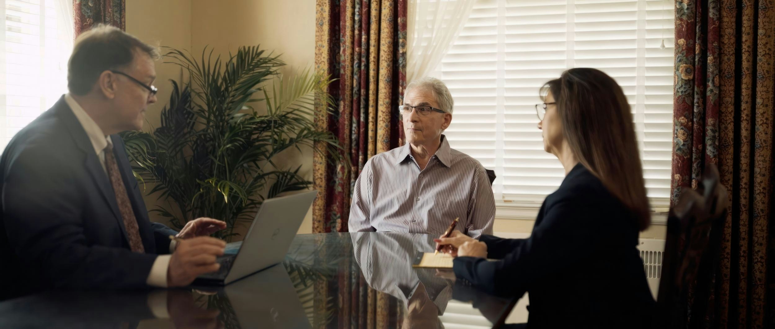 Debora and Michael with client