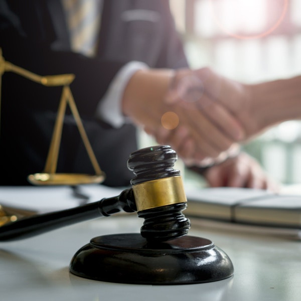 client meeting with a lawyer