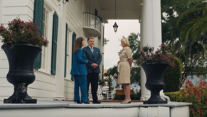 Attorneys Debra J. Sutton and Matthew J. Kovschak meeting with a client