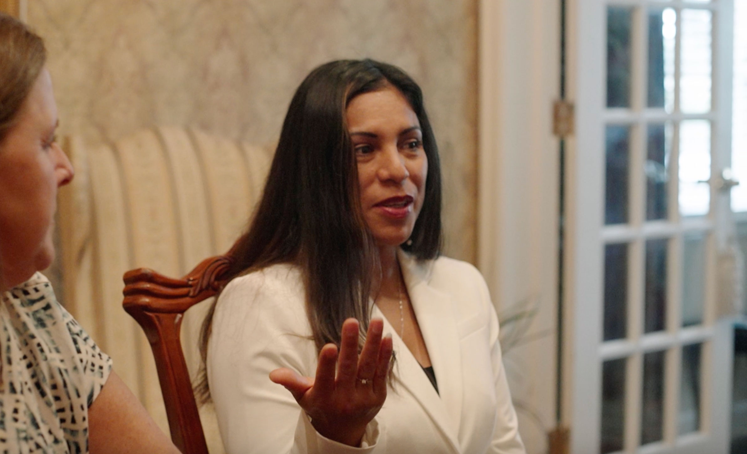 Family law clients in a consultation