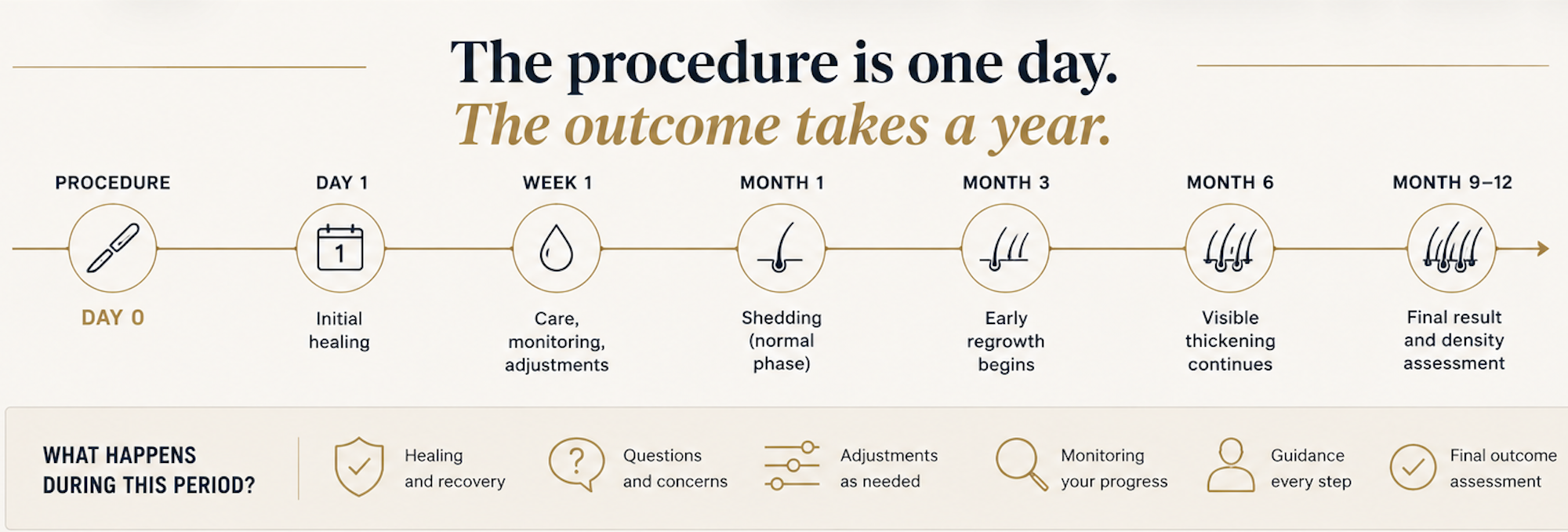 Hair transplant recovery timeline