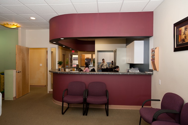 The waiting room at Children