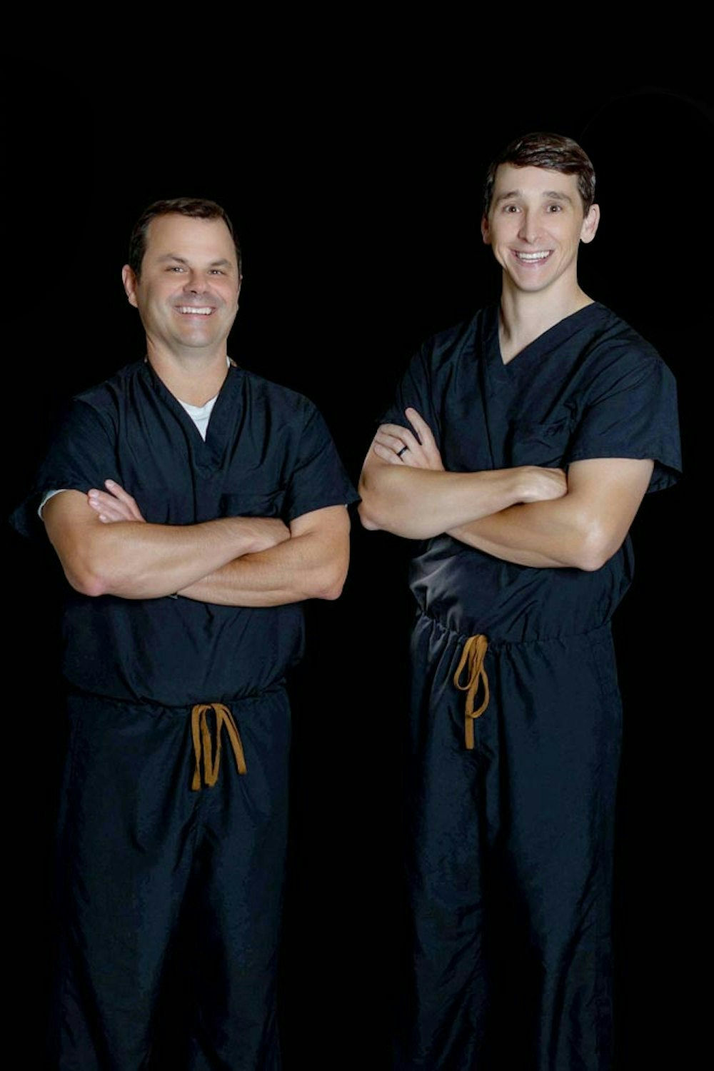 Our doctors in scrubs