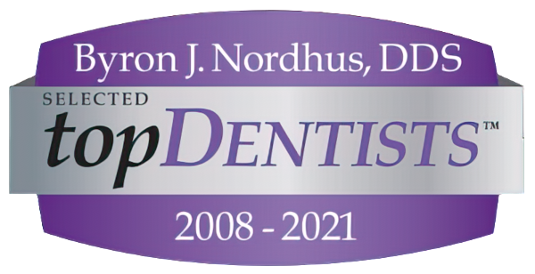 Byron J. Nordhus, DDS Selected top Dentists 2008-2021