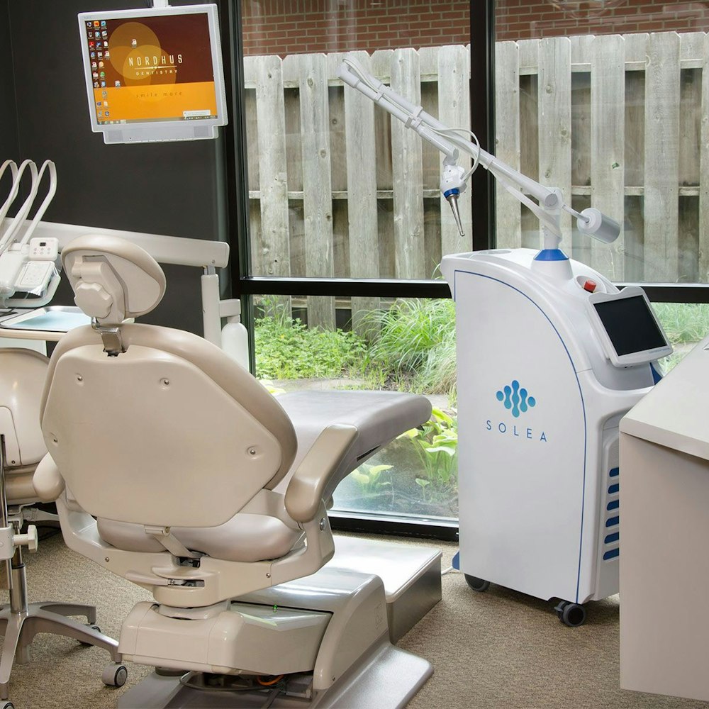 dentist chair in Nordhus dental office